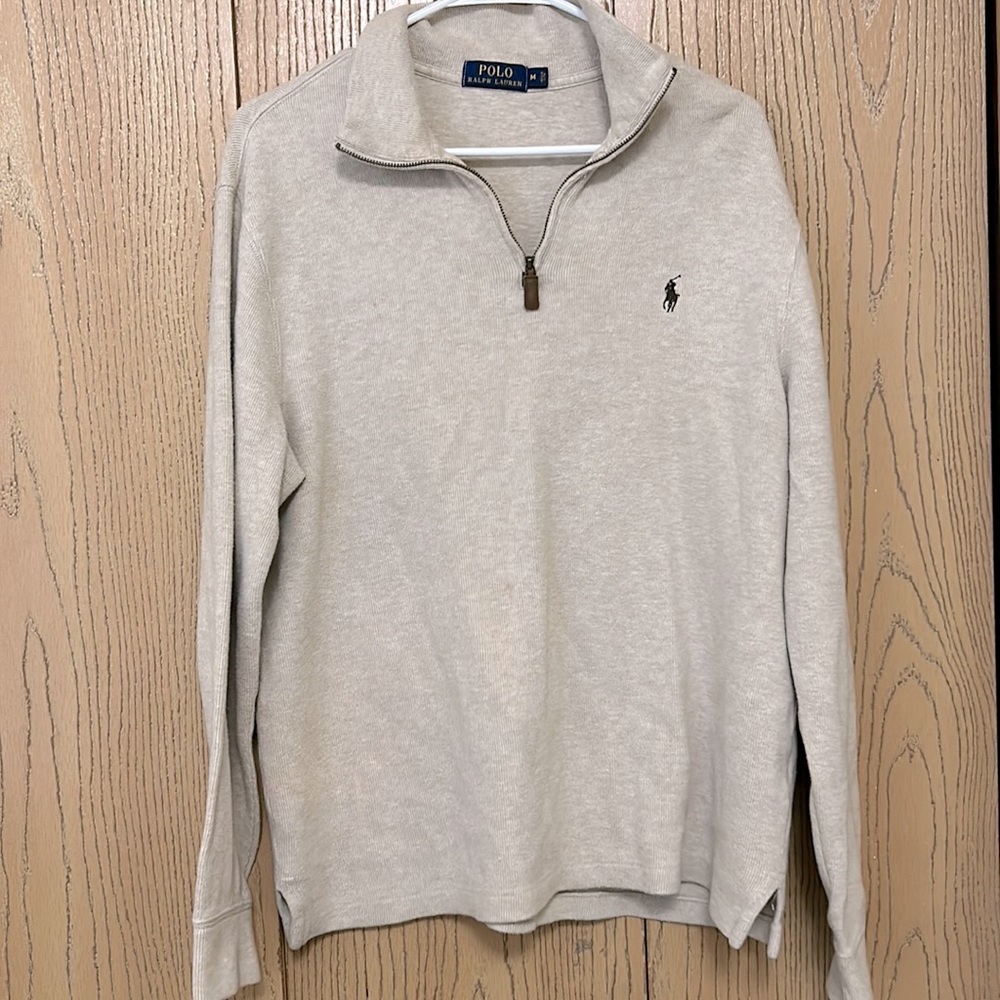 Ralph Lauren half zip knit sweater